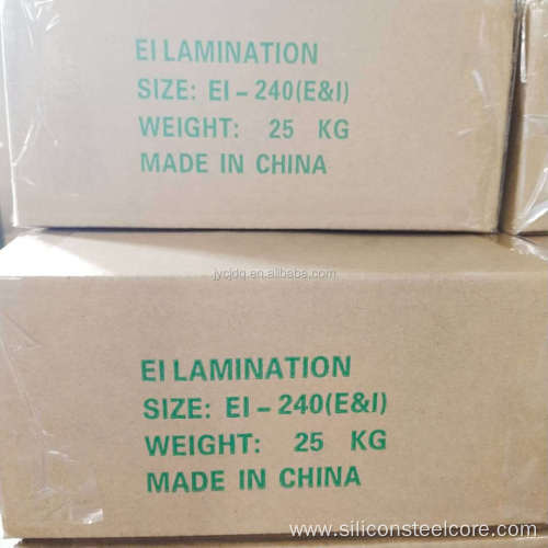 Chuangjia Insulating CoatingEI UI Transformer Core Silicon Steel Laminations made from 50A800